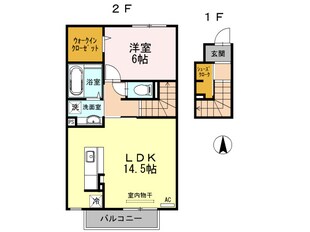 シャンテ・ラークの物件間取画像